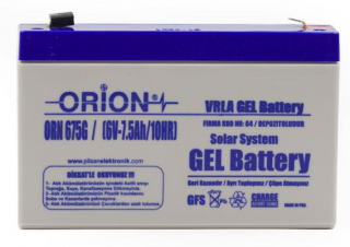 Orion ORN675G 6V 7.5Ah Akü kullananlar yorumlar